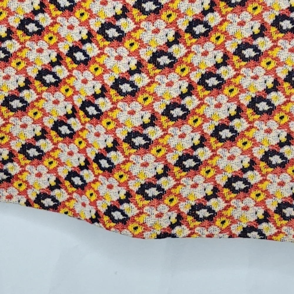Vintage 60s 70s Flower Power Flowers Floral Dagger Collar Disco Shirt & Sash